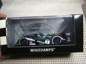 ・送料350円●ミニカー 現状●ミニチャンプス 1/43●ベントレー スピード8●ル・マン 2003 #7