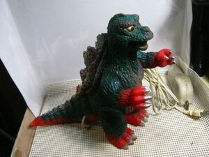 ・現状品●怪獣 ソフビ 当時物●ポピー グレートザウルス●ゴジラ ルームランプ●点灯確認済●キングザウルス 足型