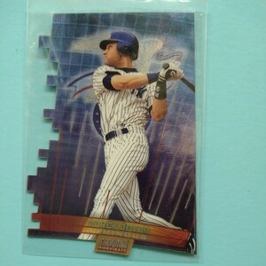 1999 Topps STADIUM CLUB DEREK JETER デレク・ジーター　ダイカットカード　NYヤンキース