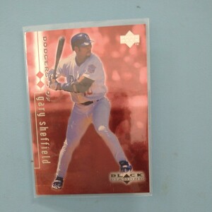 1999 UPPER DEREK BLACK DIAMOND GARY SHEFFIELD ゲーリー・シェフィールド3000枚限定レッドパラレルLAドジャース