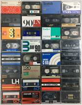 ★ク282 中古 カセットテープ 大量 まとめ 800本 セット SONY TDK maxell DENON Scotch BASF TOSHIBA HITACHI Lo-D Technics Daiei That's_画像2