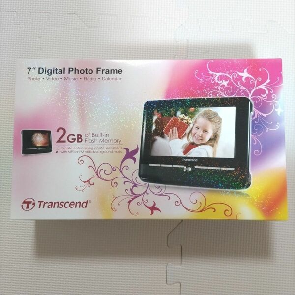 デジタルフォトフレーム Transcend　PF720 メモリ2GB