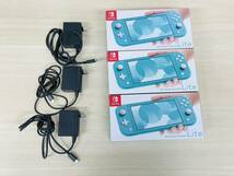 Nintendo Switch Lite ニンテンドー スイッチライト 箱付き 3台 箱なし 1台 まとめ売り 通電確認済み ターコイズ ザシアン ザマゼンタ A-18_画像4