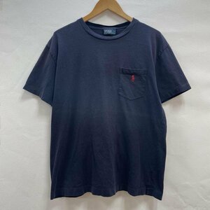 ラルフローレン Polo by Ralph Lauren 半袖 ポケット Tシャツ ワンポイント ポニー 刺繍ロゴ NVY M Tシャツ Tシャツ M