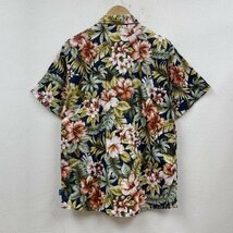 ラファイエット アロハ シャツ shirt ショートスリーブ 半袖 総柄 極楽鳥花 ストレリチア シャツ、ブラウス シャツ、ブラウス M_画像2