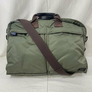 ポーター BUZZ RICKSON'S×PORTER 吉田カバン 2WAY BRIEF CASE Sage U.S. AIR FORCE ブリーフケース、書類かばん 表記無し ロゴ、文字