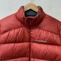 モンベル 1101359 LIGHT ALPINE DOWN JACKET ライトアルパイン ダウン ジャケット、上着 ジャケット、上着 S 赤 / レッド_画像2