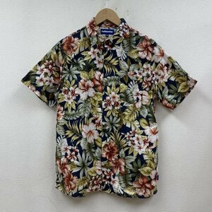 ラファイエット アロハ シャツ shirt ショートスリーブ 半袖 総柄 極楽鳥花 ストレリチア シャツ、ブラウス シャツ、ブラウス M