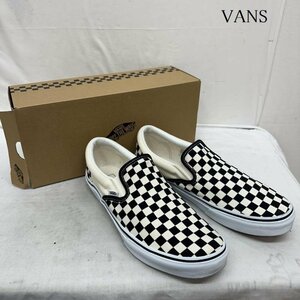 バンズ SLIP ON V98CLA チェッカー フラッグ スリッポン スニーカー 29.0cm 白 / ホワイト X 黒 / ブラック