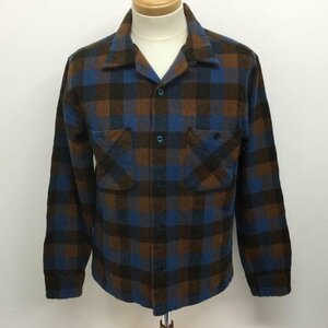 テンダーロイン 10AW T-WOOL Sht P オープンカラー チェック ウール長袖シャツ シャツ、ブラウス シャツ、ブラウス M チェック