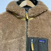 パタゴニア Patagonia リバーシブル フーディフリースジャケット 中綿 ボア 68095fa22 Basic Green ジャケット、上着 ジャケット、上着_画像2