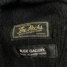 ルードギャラリー RUDE GALLERY ニット ベレー帽 ウール BLK 帽子 帽子 - 黒 / ブラック 無地_画像6