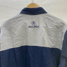 レッドキャップ REDKAP 90's 90年代 ワークシャツ ACURA 企業ロゴ ワッペン 襟芯 vintage ヴィンテージ古着 L L ロゴ、文字 X 刺繍_画像8