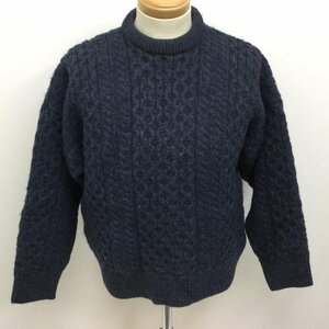 古着 aran crafts アラン クラフト アイルランド製 ケーブル編み 厚手 ウール ニットセーター ニット、セーター ニット、セーター M
