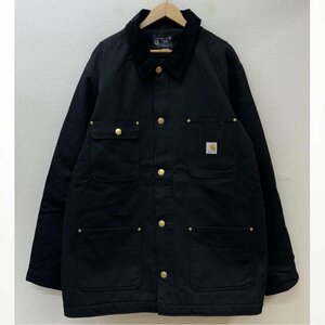 カーハート C01-M 103825 BLK LINED CHORE COAT ブランケットライナー チョアコート ワーク ジャケット、上着 ジャケット、上着 XL