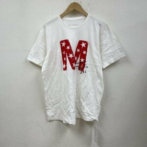 エム 半袖 Tシャツ Shirt 星 スター ロゴ プリント クルーネック シャツ カットソー タグ付き Tシャツ Tシャツ XL 白 / ホワイト