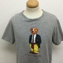 ポロラルフローレン 710702543001 ベアプリント 半袖Tシャツ Tシャツ Tシャツ L 灰 / グレー キャラクター_画像2