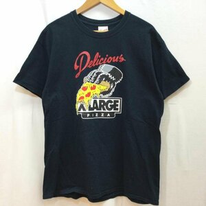 エクストララージ 01152153 x DELICIOUS PIZZA S/S TEE Tシャツ Tシャツ L 黒 / ブラック