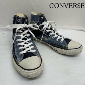 コンバース CLASHPATCHED HI INDIGO ハイカット スニーカー 1CK085 スニーカー 27.5cm インディゴ / インディゴ