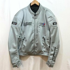 ＵＳＥＤ古着 ELF MOTO SPORT エルフ バイカージャケット サイズLW ポリエステル ジャケット、上着 ジャケット、上着 - 灰 / グレー