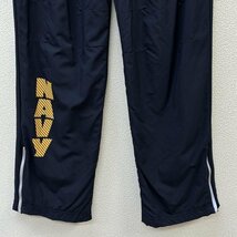 古着 NAVY RUNNING SUIT ミリタリー ナイロン 裾ジップ トレーニング トラックパンツ その他ボトムス S 紺 / ネイビー_画像3