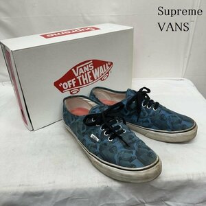 シュプリーム 13AW VANS Bruce Lee Vans Authentic ブルースリー スニーカー スニーカー 27.0cm 青 / ブルー