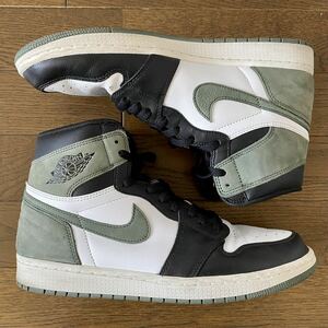 【1スタ！】Nike Air Jordan 1 clay green エア ジョーダン ヴィンテージ 古着 travis scott supreme US10 28cm 激レア 美品