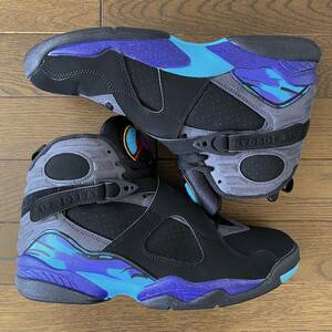 【1スタ！】Nike Air Jordan 8 aqua アクア エア ジョーダン ヴィンテージ 古着 travis scott supreme US10 28cm 激レア 美品 kanye west