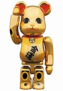 東京限定 100% BE@RBRICK 招き猫 金メッキ 金運 参 ベアブリック MEDICOM TOY メディコムトイ 弐 ペコちゃん 400 1000 達磨 銀 開運 招福