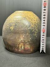 県無形文化財 浦上善次 備前 花入 共箱 花瓶 花器 茶道具_画像9