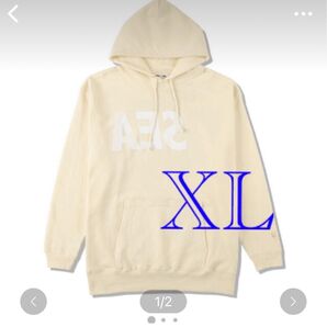 wind and sea casetify MAIN LOGO パーカー XL