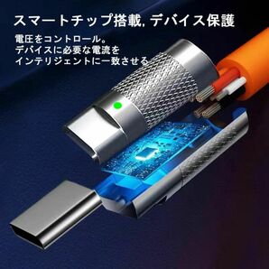 3本セット / iPhone 充電ケーブル 急速充電 合金ヘッド USB ライトニングコード シリコン (1m) の画像9