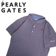 特大サイズ 極美 PEARLY GATES MASTER BUNNY 吸水速乾 ストレッチ 半袖ポロシャツ メンズ6 パーリーゲイツ ゴルフウェア 日本製 2403207_画像1
