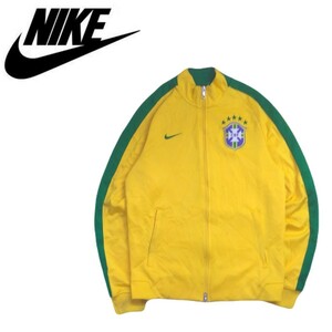 希少 入手困難 NIKE ブラジル代表 CBF トラック ジャケット ジャージ ユニフォーム メンズS ナイキ サッカー ワールドカップ 2304267