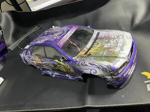 パンドラ　jzx100 チェイサー　オリジン　完成　ボディ　overdose デカール　ドリラジ　