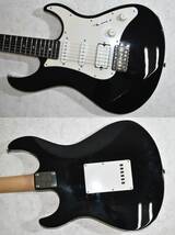 47C 【中古品】【佐川ラージ220着払い】 YAMAHA PACIFICA012 ソフトケース付き ヤマハ パシフィカ エレキギター ギター本体 エレキ 黒_画像2