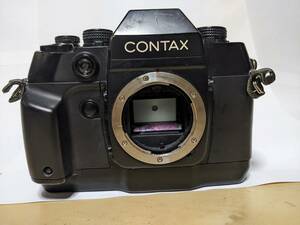 ジャンク 返品不可 Contax コンタックス AX 超希少なバックフォーカシングフィルムカメラ 研究用/部品取り/インテリアにいかがでしょうか