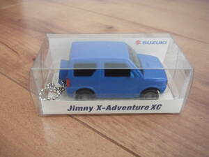 スズキ　ジムニー　ミニカー　キーホルダー　青　ブルー　SUZUKI　JIMNY