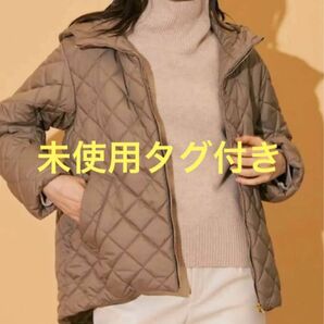 未使用タグ付き　BEIGE, EIGER キルトパーカー　キルティング