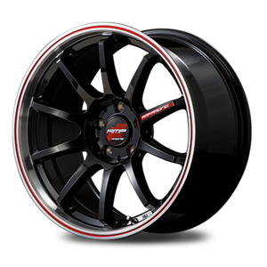 TOYO PROXES CF3 225/45R18 RMP RACING R10 クリスタルブラック/リムポリッシュ+レッド 18インチ 8J+45 5H-114.3