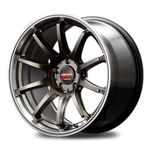 TOYO PROXES CF3 225/40R18 RMP RACING R10 レーシングチタンシルバー/リムポリッシュ 18インチ 9.5J+22 5H-114.3_画像1