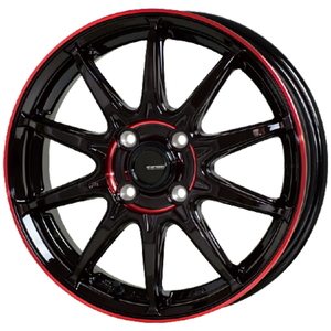 TOYO PROXES R1R 255/40R17 G.Speed P-05R ブラック+レッドクリア 17インチ 6.5J+45 4H-100