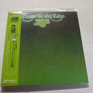 即決 美品 紙ジャケ イエス 危機　帯付き SHM-CD 　YES YA