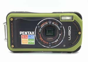 09861 【動作品】 PENTAX ペンタックス Optio W90 コンパクトデジタルカメラ バッテリー付属