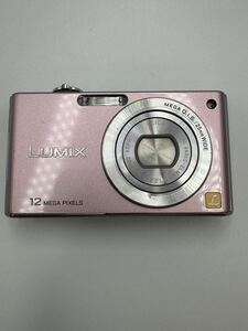 04655 【動作品】 Panasonic パナソニック LUMIX DMC-FX40 コンパクトデジタルカメラ 純正バッテリー付属