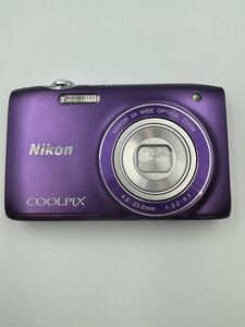 20399 【動作品】 Nikon ニコン COOLPIX S3100 コンパクトデジタルカメラ 純正バッテリー付属