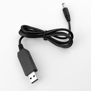 USB 昇圧ケーブル 送料120円 USB‐DC USB5v-DC12v 5.5-2.1mm 5v‐12v （昇圧コード DC‐DC 変換ケーブル 昇圧モジュール,(1)の画像2