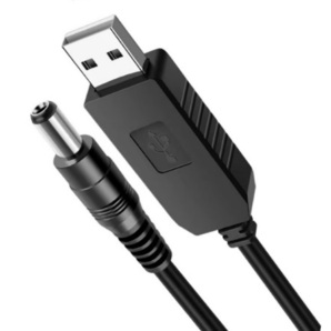 USB 昇圧ケーブル 送料120円 USB‐DC USB5v-DC12v 5.5-2.1mm 5v‐12v （昇圧コード DC‐DC 変換ケーブル 昇圧モジュール,(1)の画像1