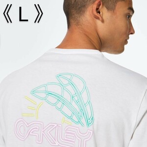 [新品] OAKLEY オークリー Tシャツ バックプリント OAKLEYロゴ Lサイズ
