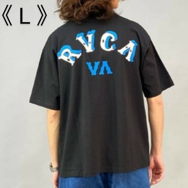[新品] RVCA ルーカ Tシャツ バックプリント RVCAロゴ VAロゴ 男女兼用 Lサイズ